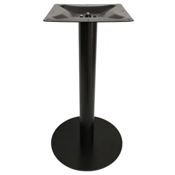 Round Base Black Steel Restaurant Table Base
