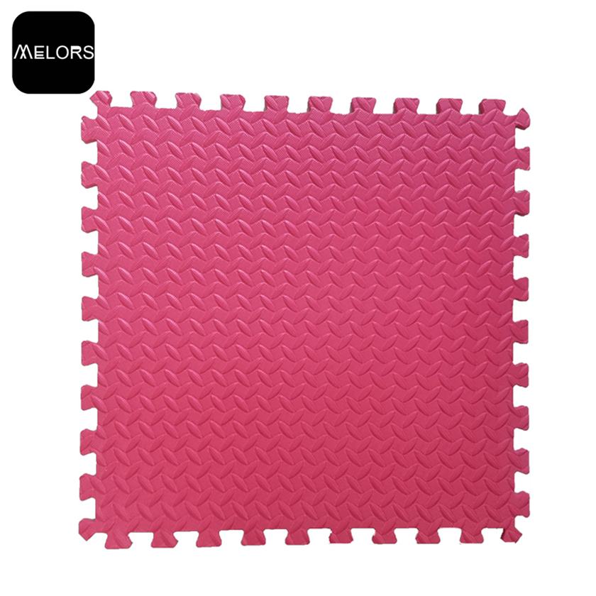 Red Interlocking Gym EVA Foam Exercise Mat