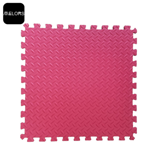 Red Interlocking Gym EVA Foam Exercise Mat