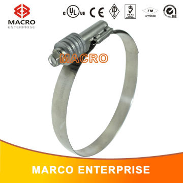 ss304 stainless steel high pressure hose clamp
