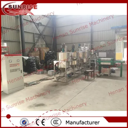 Commercial Oil Refining Equipment for Soybean, Sesame, and Peanut Oils