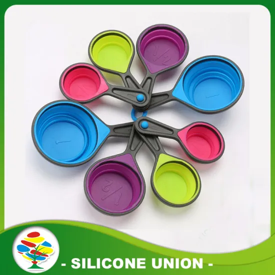 Wholesale 4 Piece Non-stick Silicone Measuring Spoons
