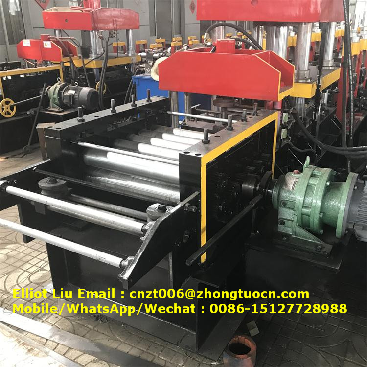 expressway crash barrier roll forming machine (9)