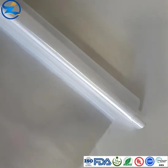 Glossy Pearl White Heat-sealing PLA Food Packing Films