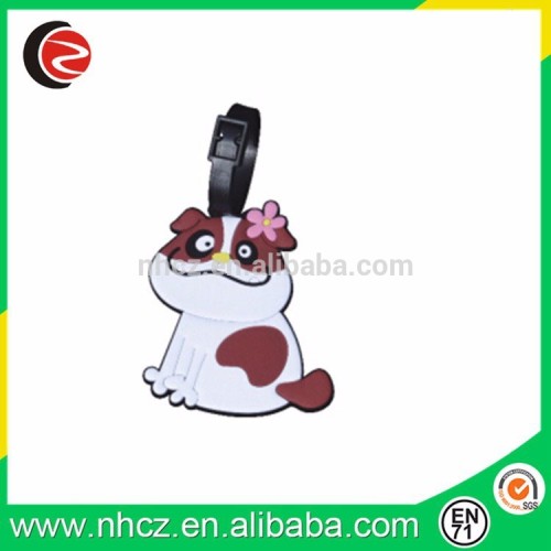 high quality plastic cartoon luggage tag