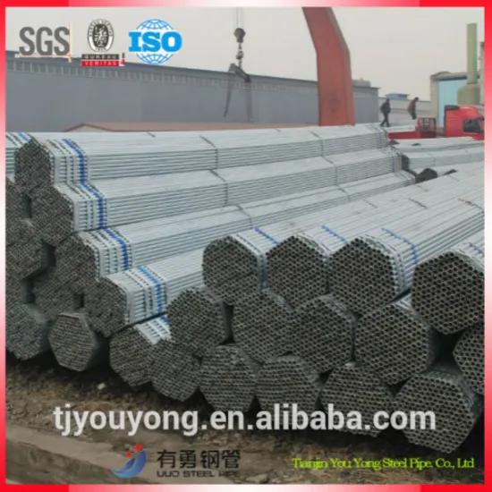 Building material BS1387 galvanised steel tube