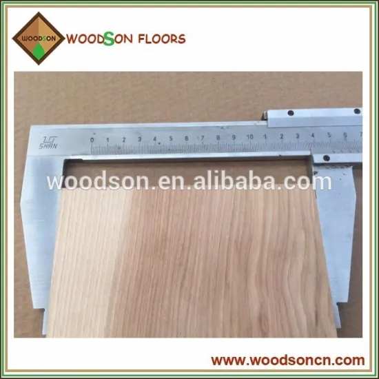 Natural Raw Finish Hickory Solid Wood Planks