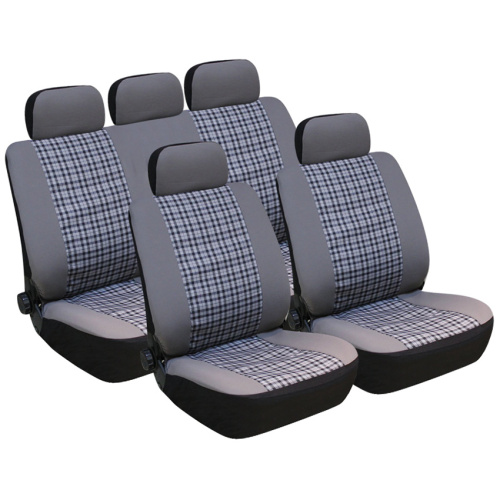 Plaid cloth and single mesh car seat covers