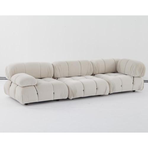 Samt Mario Bellini Camaleonda Schnittsofa-Set