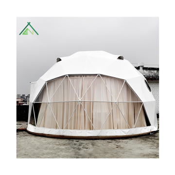 Luxurious 3-Person 3-Season Camping Dome Tent with Curtain Rail for Outdoor Garden