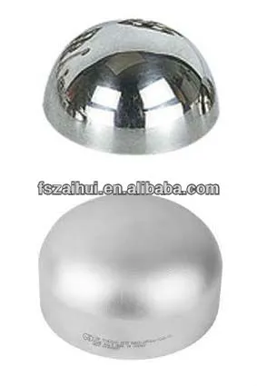 Stainless steel cap fittings (elbow,tee,cross,reducer,glass clamp,etc)