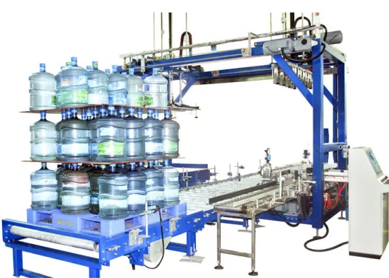 Water Bottle Packaging Machine, 1100bph - 3600bph 5 Gallon Bottle Palletizer