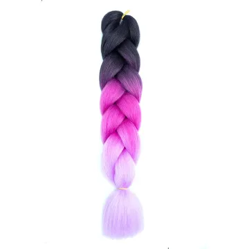 24inch 100grams ombre color jumbo braiding hair extensions crochet twist synthetic jumbo braid hair
