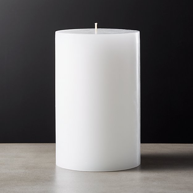 Pillar Candle White Color