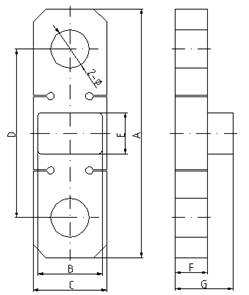 GWD500 Zugverbindung aus legiertem Stahl, digitaler drahtloser Dynamometer Wägezelle 10T