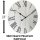 Horloge de quartz silencieuse de 24 pouces en bois