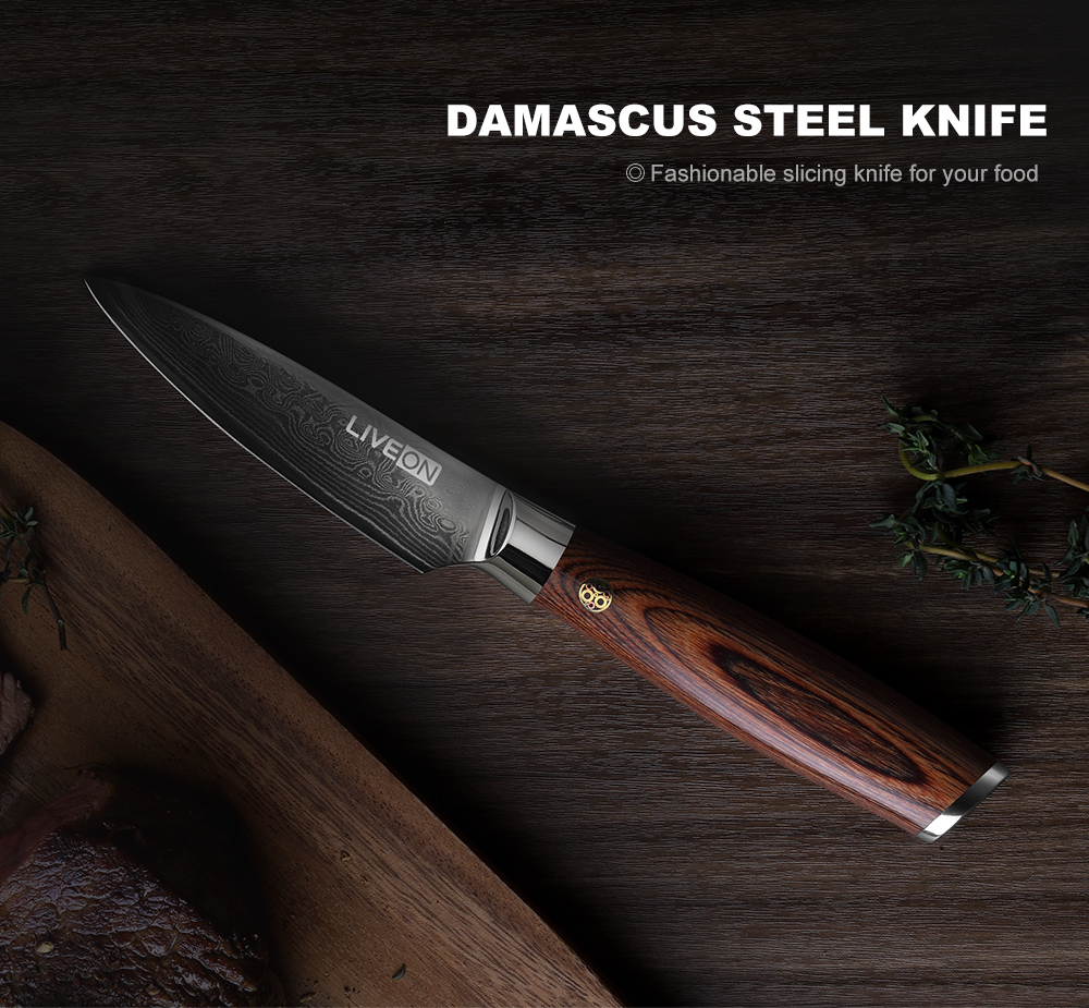 3.5'' Damascus Paring Knife