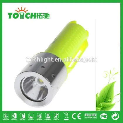 Professional scuba diving equipment diving LED flashlight