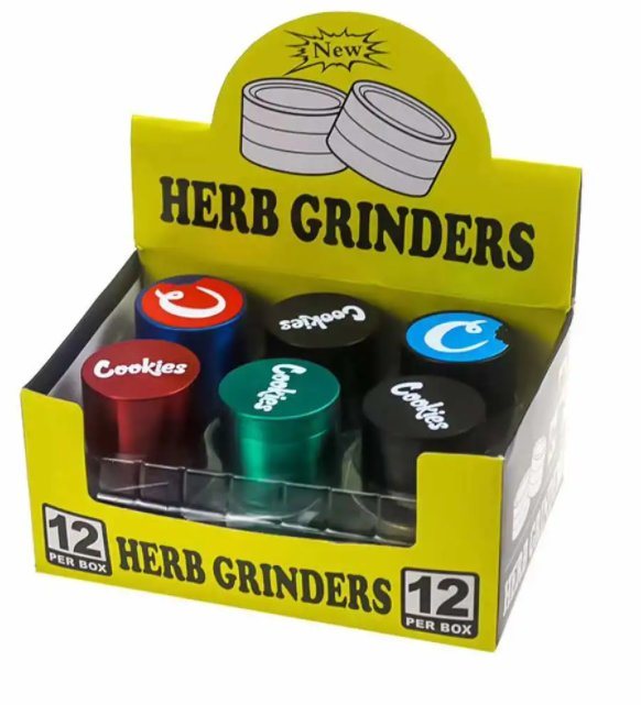 3 Layers Black Zinc Alloy Herb Grinder