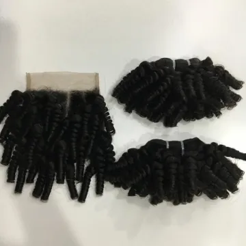 Hair Extension Suppliers China Remy Malaysian Afro Kinky Curl Sew In Human Hair Weave With Closure Afro Kinky Bulk Buy