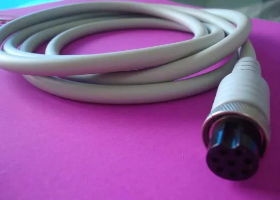 8p Round Plug Tens Lead Wire/medical Cable For Physical Therapy, Pvc Insulation Tens Lead Wires