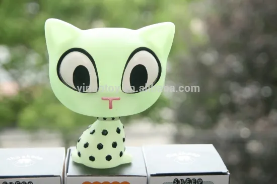 ECO-Friendly PVC lovely cat plastic coin bank money savig box for kids