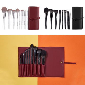 Schwarz -Weiß -Holzgriff Make -up Kosmetische Pinsel -Set - HMU Dropshipping Agent für Shopify und eBay, Shenzhen