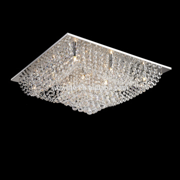 12 Light Interior lighting conical crystal ceiling lamp X3021B-12