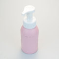150ml 200ml 300ml 500ml customized glossy matte blue pink aluminum foam pump bottle with plastic foaming dispenser
