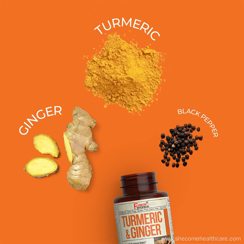 turmeric ginger capsules boost brain turmeric supplement