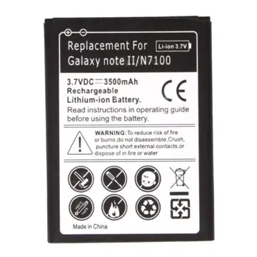 3500mAh Replacement Battery for Samsung Galaxy Note2 II N7100 GT-N7100 SPH-L900 (Sprint) EB595675LU