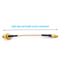 Cable RF MMCX macho recto a SMA hembra