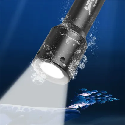 Waterproof IPX8 Underwater T6 LED Dive Light Torch Flashlight for Scuba Diving