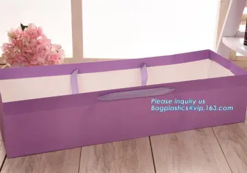 flower bouquet window paper bag valentine's gift window bags on sale sample free
