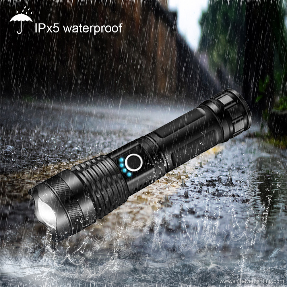 Waterproof High Powered 500lm LED Flashlight