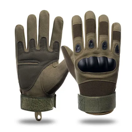 Men's Outdoor Tactical Full Finger Sports Shooting Hunting Workout Military Motorcycle Cycling Gloves
