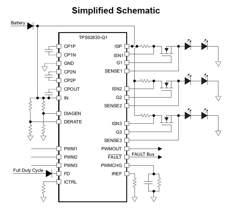 Led driver metal parts for Osram