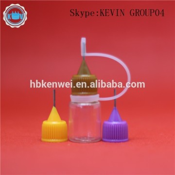 2016 china wholesale 5ml perfume plastic bottle,essential oil dropper bottle with metal needle tip,pet bottle