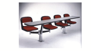 Dining Table and Chairs in a Row (JM-1130)