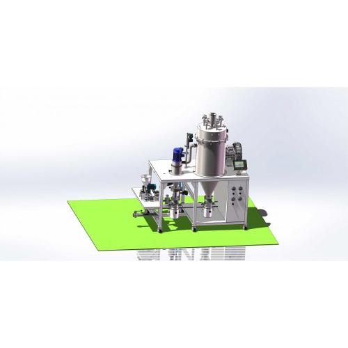 Three-in-one laboratory grinding classifier