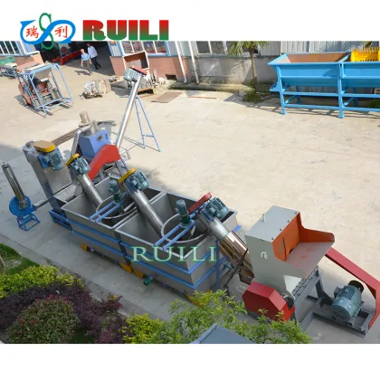 PE PP Plastics Recycling Machinery Industrial Washing Machine