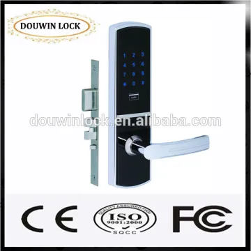 China manufacturer digital door lock handle cylinder door lock smart card swipe door lock