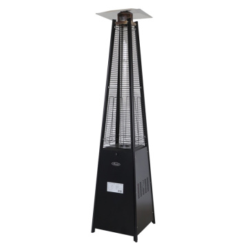Outdoor Commercial Pyramid Patio Heater with Easy Assembly and Real Flame Gas