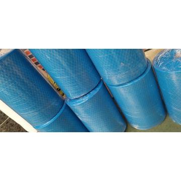 Synthetic pocket filter roll media for HVAC systems
