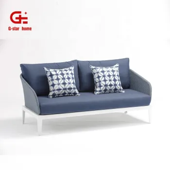 Antifouling Waterproof Aluminium Frame Sectional Sofa for Outdoor Patio Garden