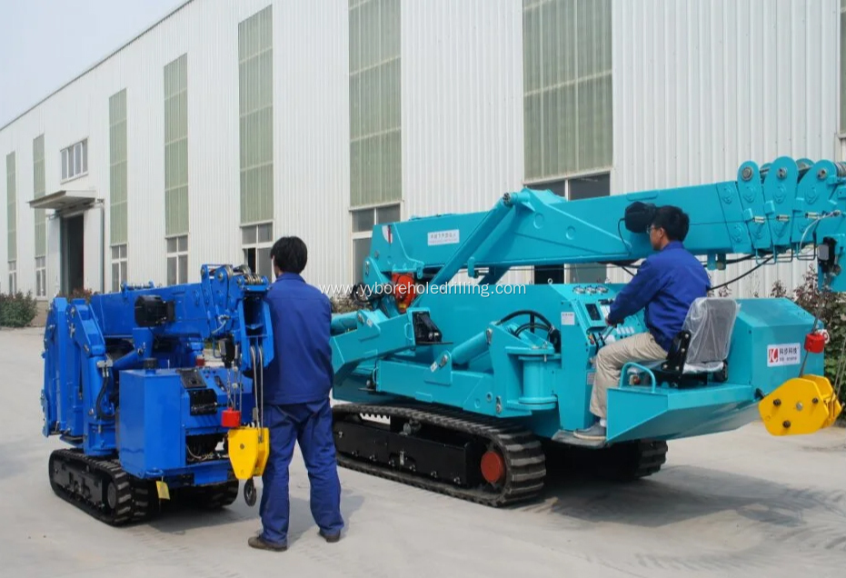 5.5ton Mini Crawler Crane Telescopic Boom Spider Crane