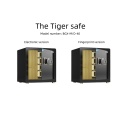 Tiger Safes 클래식 시리즈 브라운 40cm 높이 지문 잠금 장치