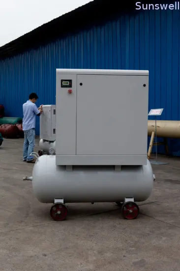 7.5hp Screw Compressor, 5.5kw 0.6m3/min Screw Air Compressors, Air Compressor Rotary Screw