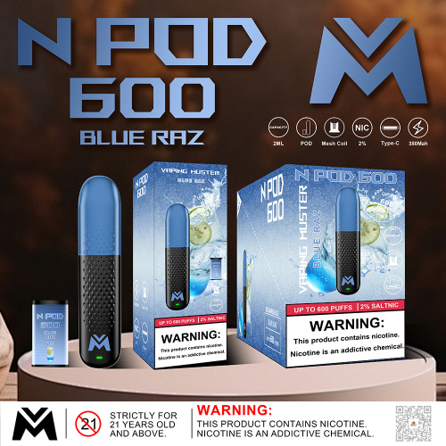 N pod điện tử thuốc lá 600 puff