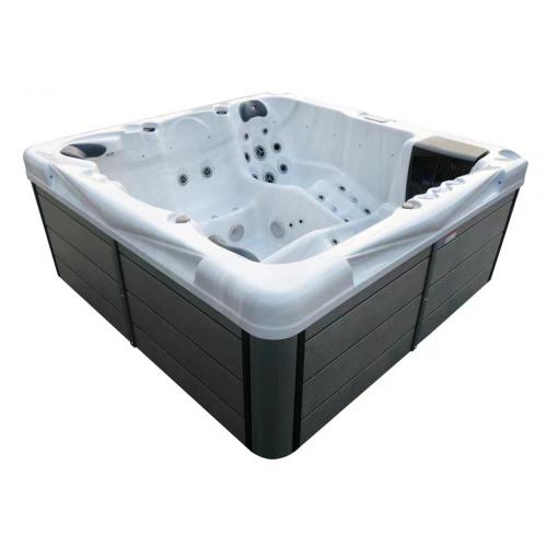Hydrotherapy Hot Tub Freestanding Acrylic 5 Persons Outdoor Spa Hot Tub Factory
